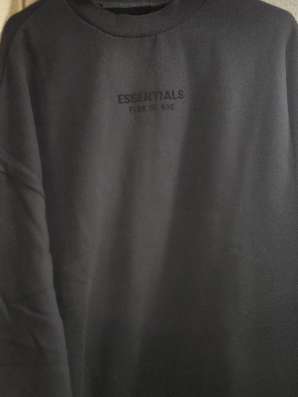 Fear of God Black Crewneck Sweatshirt - Men's